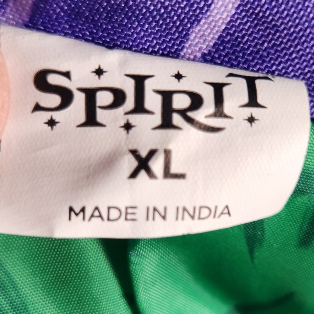 Spirit The Joker Blazer Mens XL Purple Excellent Pinstripe Cosplay Suit Jacket - Picture 7 of 10